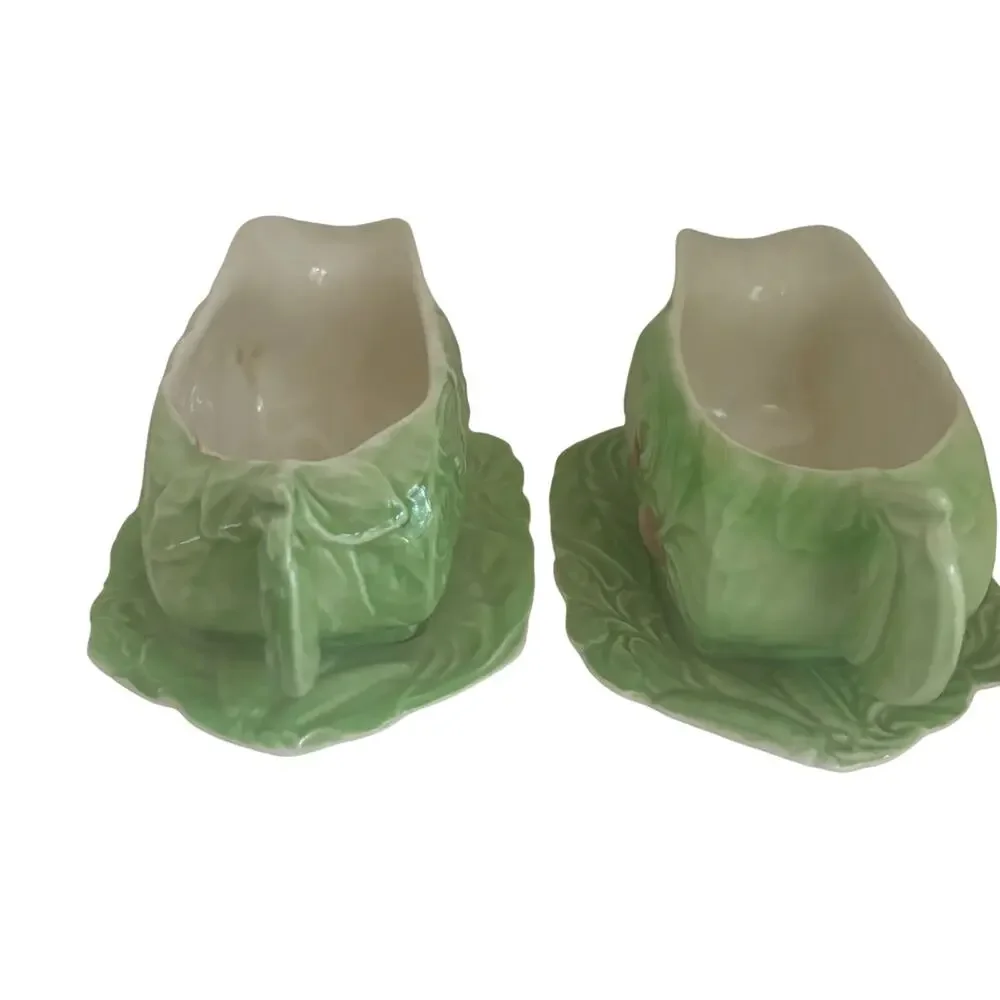Royal Winton Grimwades Mini Individual Sauce Gravy Set 2 Vintage Vegetable Theme